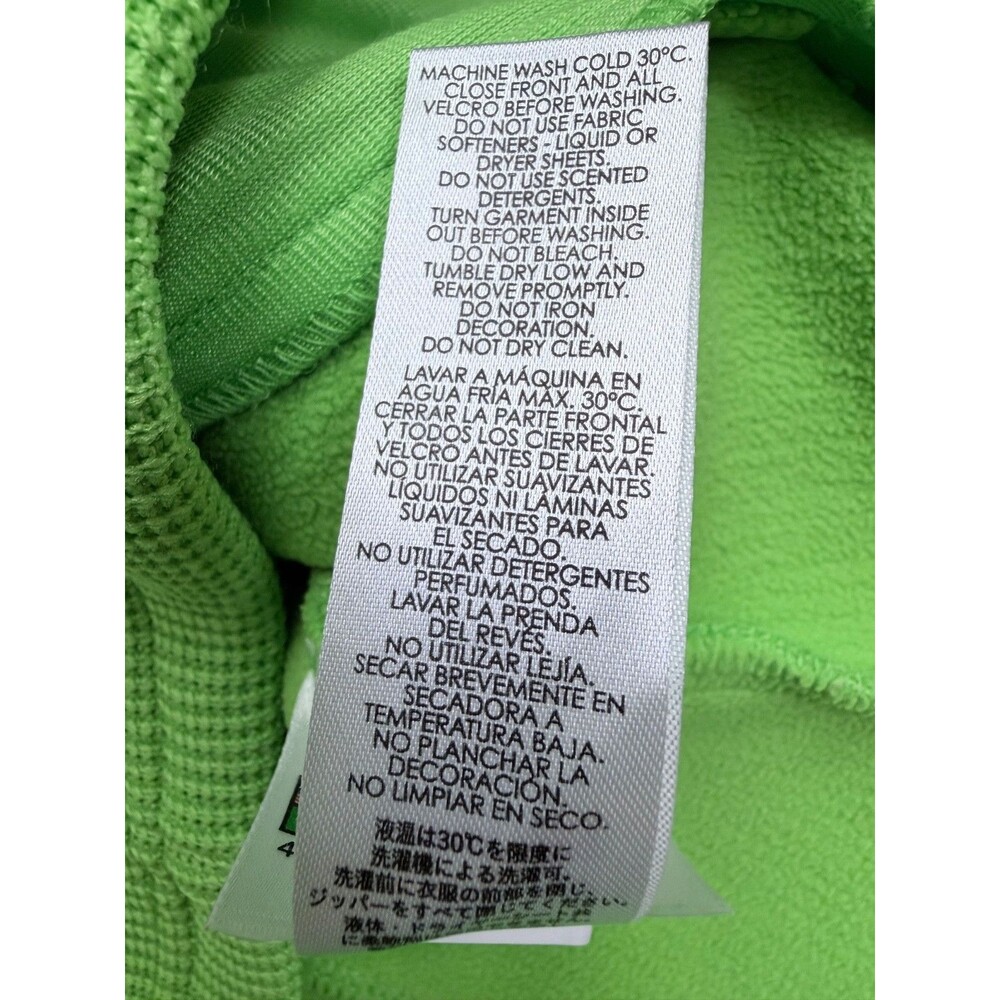 Spyder Women's Core Sweater Active Jacket Neon Lime Green Full Zip Knit Y2K L - Picture 12 of 15